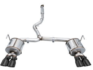 Subaru WRX Performance Exhaust - AWE Tuning - Cat Back Touring - Diamond Black - `22-`27